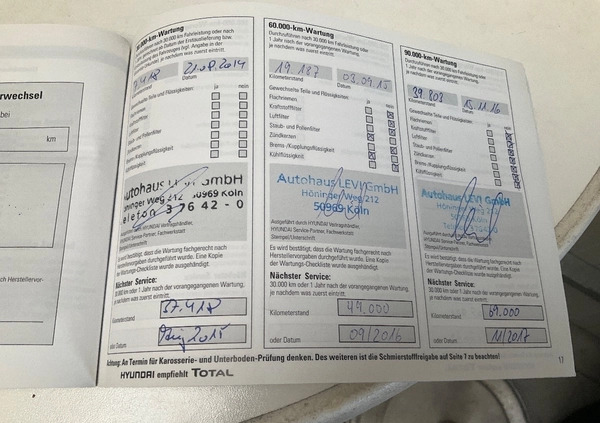 Hyundai I30 cena 35250 przebieg: 153400, rok produkcji 2013 z Głogów Małopolski małe 301